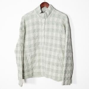 NEW Marine Layer Women’s Quilted Pullover Coastal Slow Fashion Sustainable XL